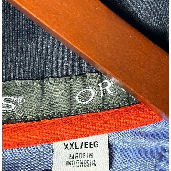 ORVIS Signature Quarter Zip Dark Grey Pullover Sweatshirt, Mens Size XXL/EEG - Picture 3 of 8